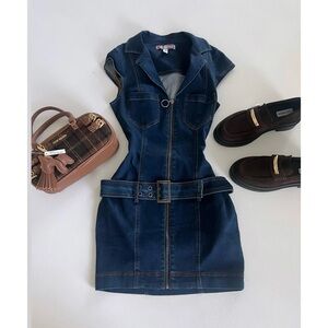 Urban outfitters denim mini dress